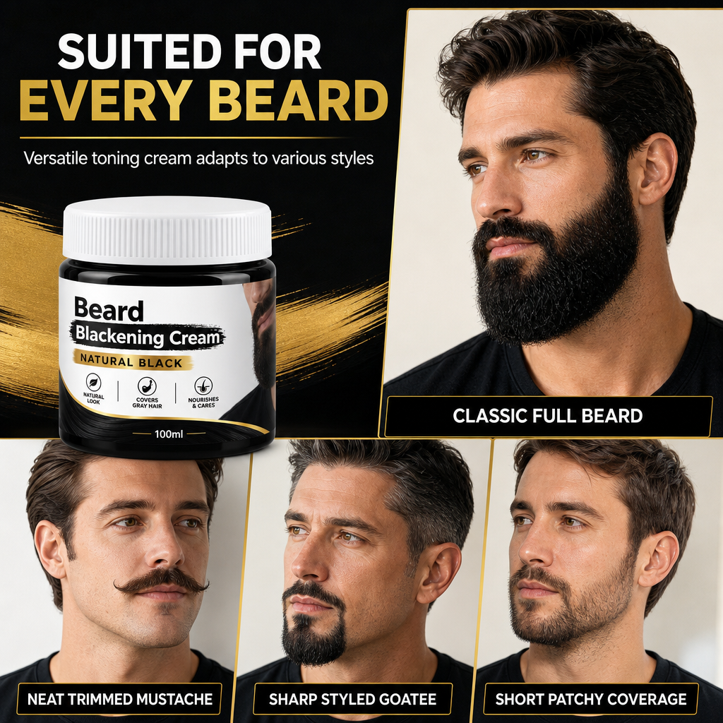 🧔 Offerta – Crema Colorante Barba Nero Naturale 100 ml