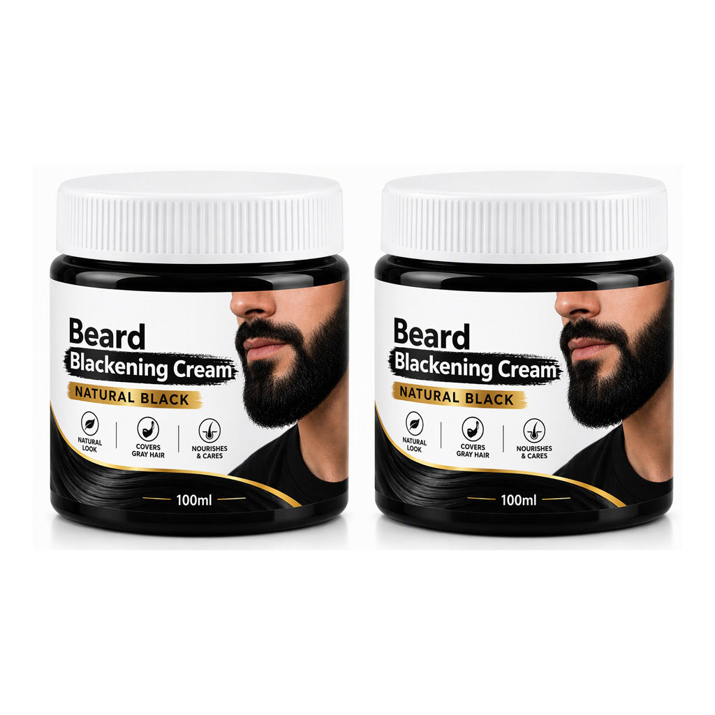 Crème colorante pour barbe noir naturel 100 ml