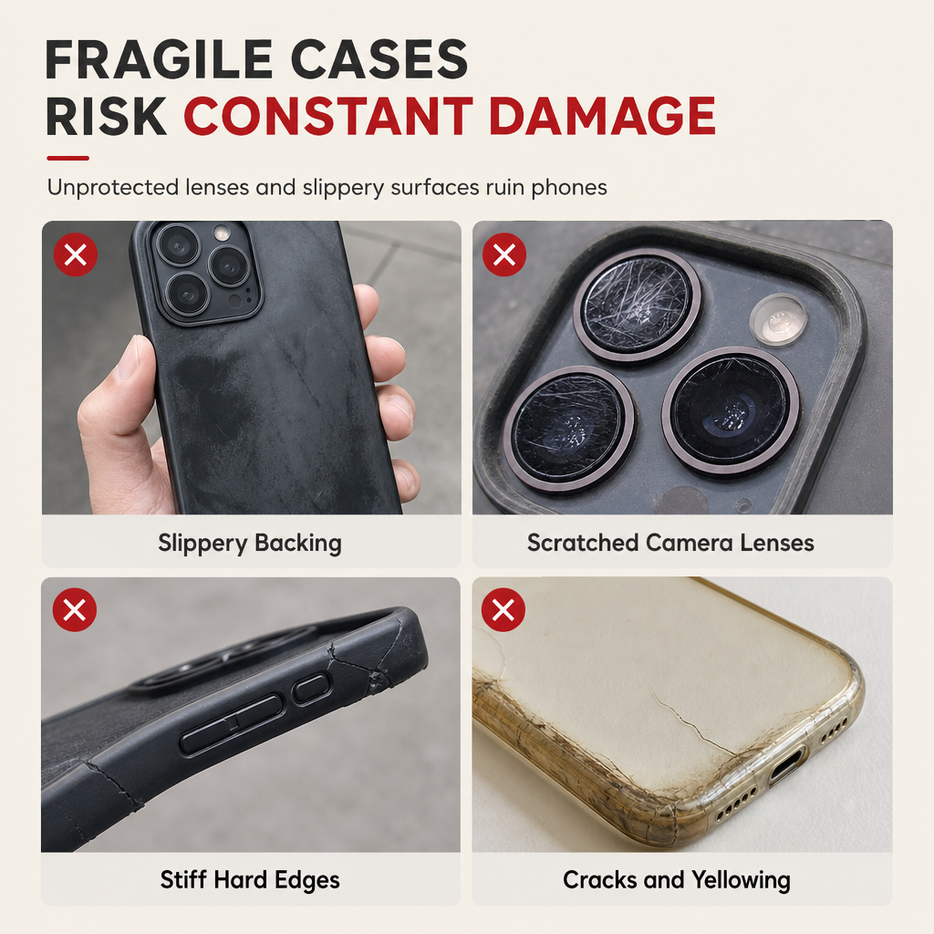 Cover smartphone antishock elegante con protezione completa