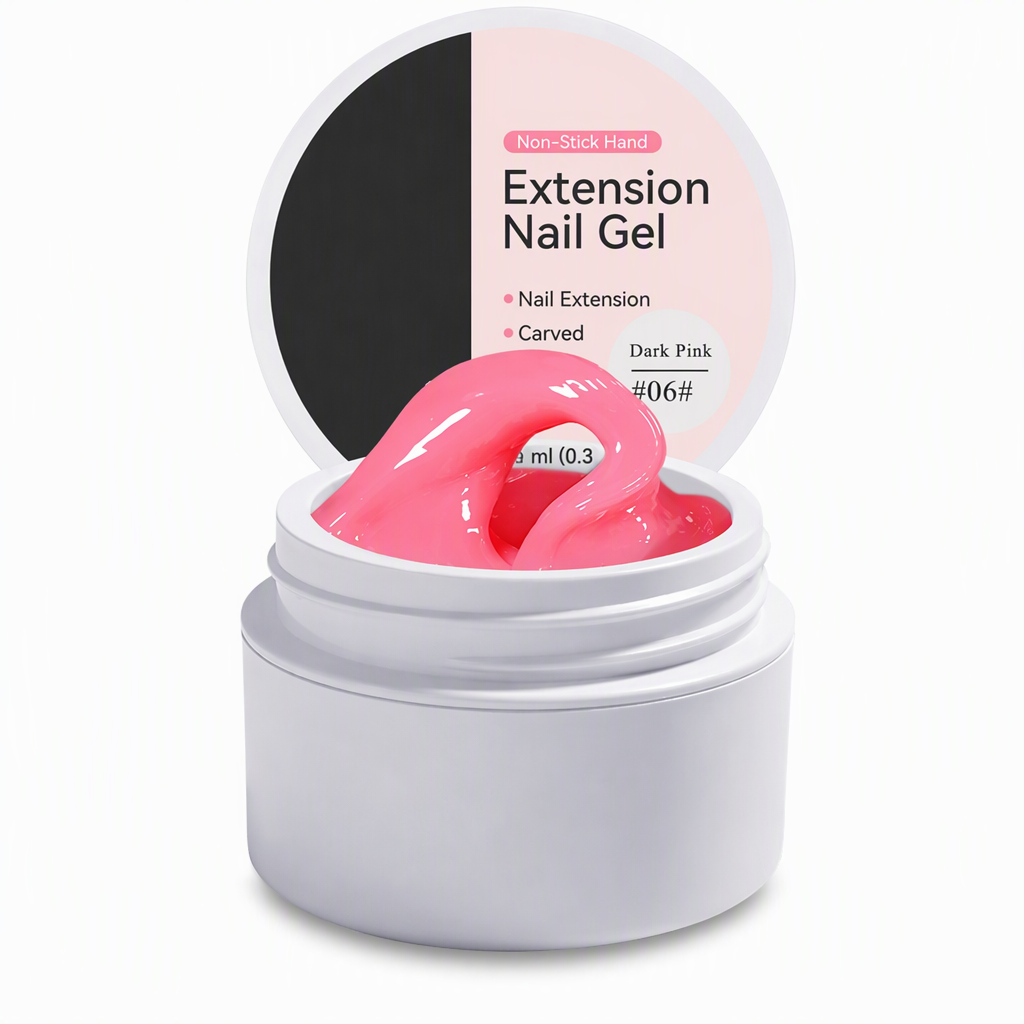 Gel moldeable sólido no pegajoso para la extensión de uñas