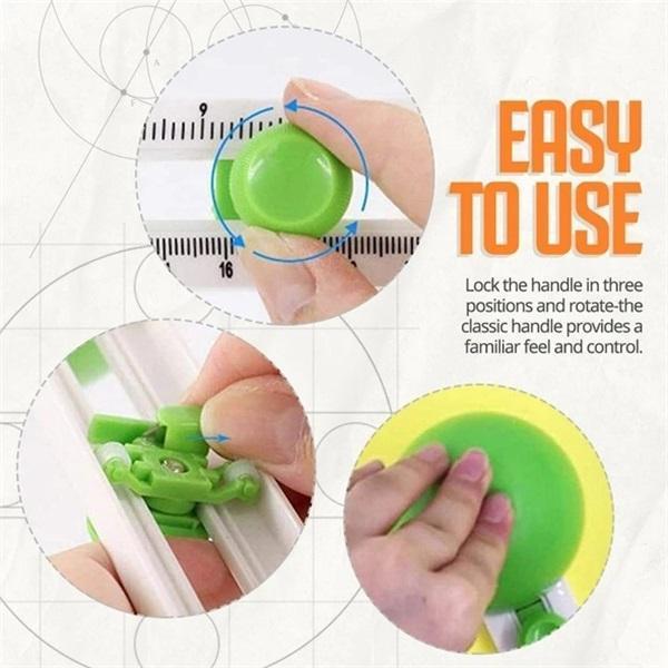 Tallador circular ajustable per a paper i ocells creatius