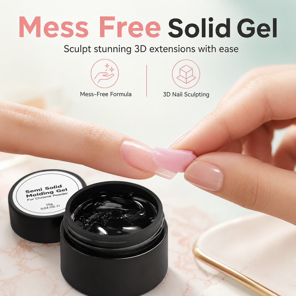 Gel semisólido 3D para nail art 15 ml – decoraciones para modelar