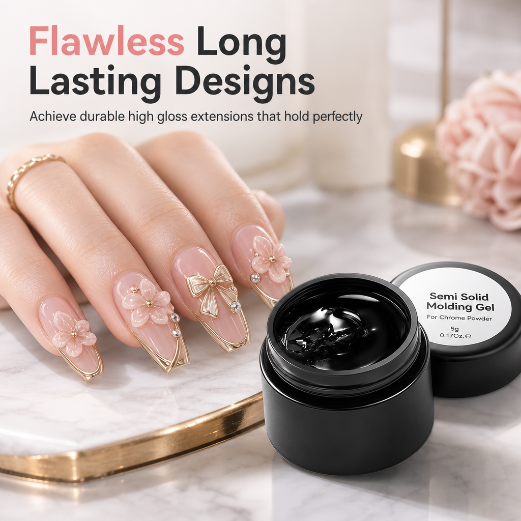 Gel semisólido 3D para nail art 15 ml – decoraciones para modelar