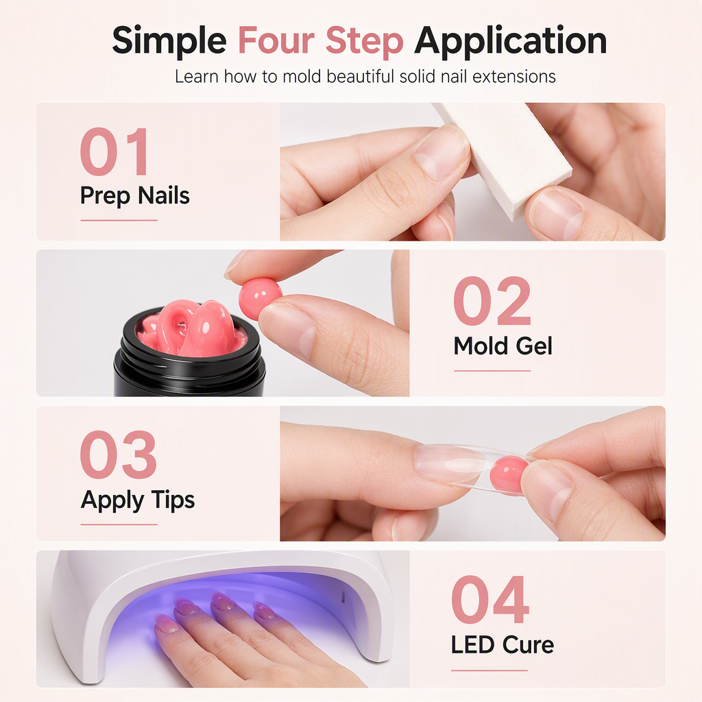 Gel semisólido 3D para nail art 15 ml – decoraciones para modelar