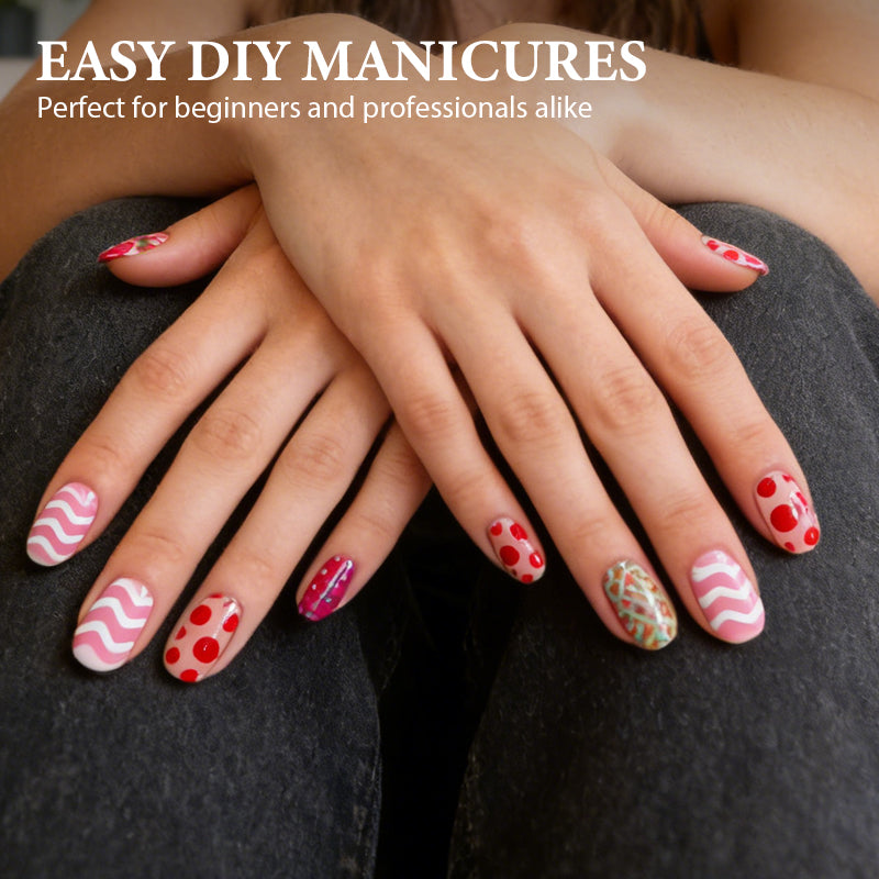 Set de 12 rotuladores acrílicos para nail art