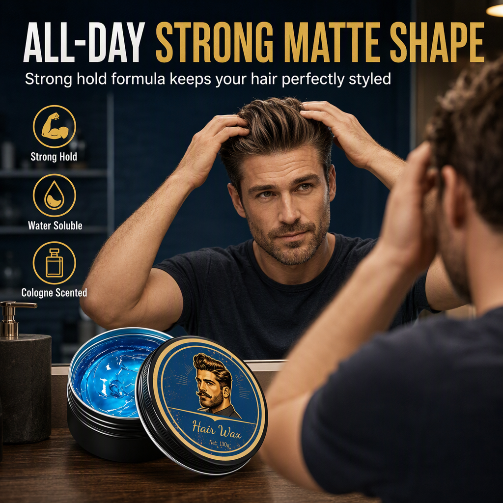 Pommade coiffante pour homme tenue forte 130 g