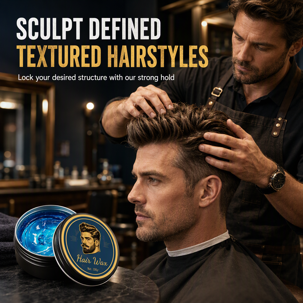 Pommade coiffante pour homme tenue forte 130 g