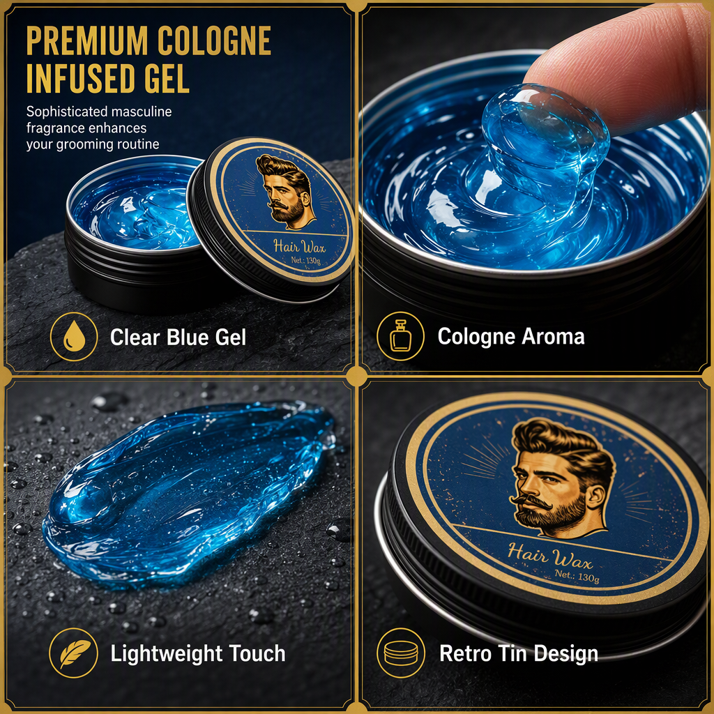 Pommade coiffante pour homme tenue forte 130 g