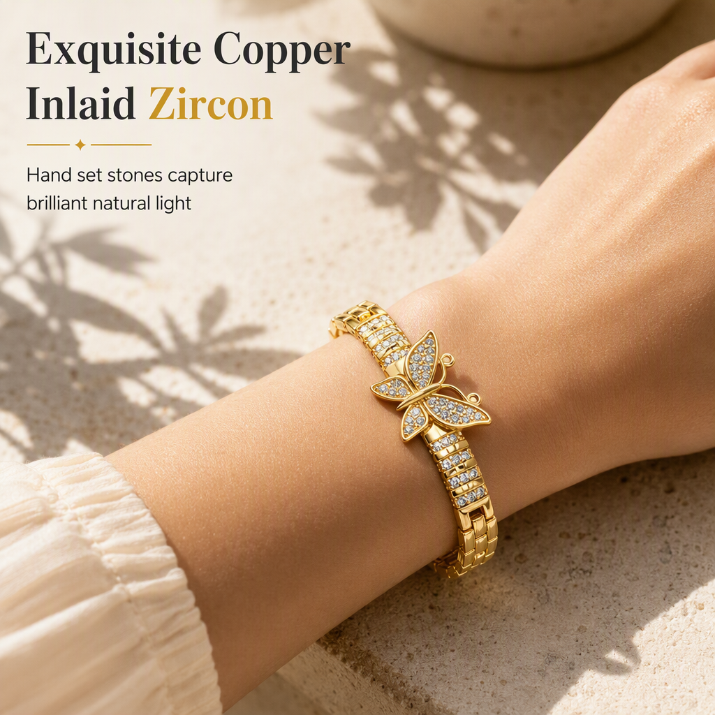 Bracelet papillon fantaisie pour femme