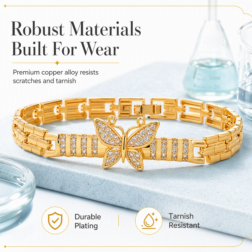 Bracciale a farfalla fantasia da donna