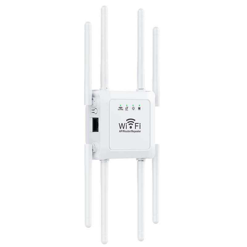 Ripetitore Wi-Fi con 8 antenne per la casa, 300M e 1200M