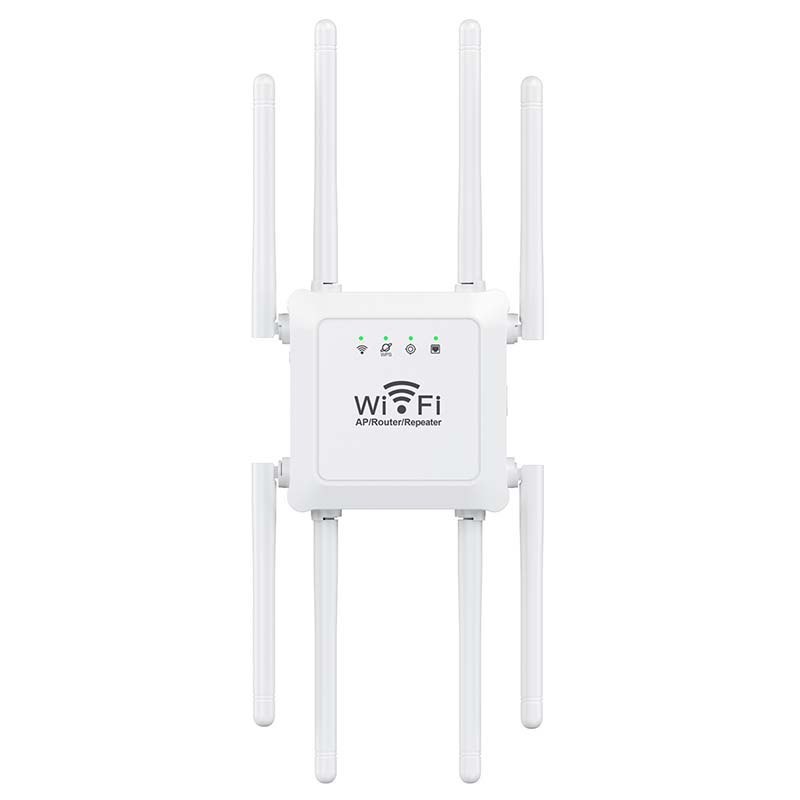 Ripetitore Wi-Fi con 8 antenne per la casa, 300M e 1200M