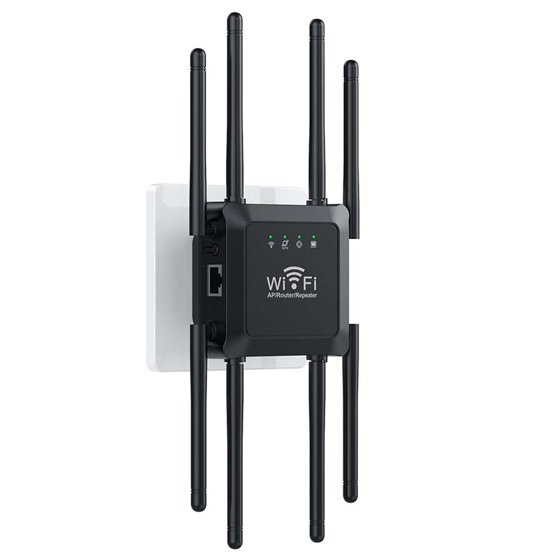 Ripetitore Wi-Fi con 8 antenne per la casa, 300M e 1200M