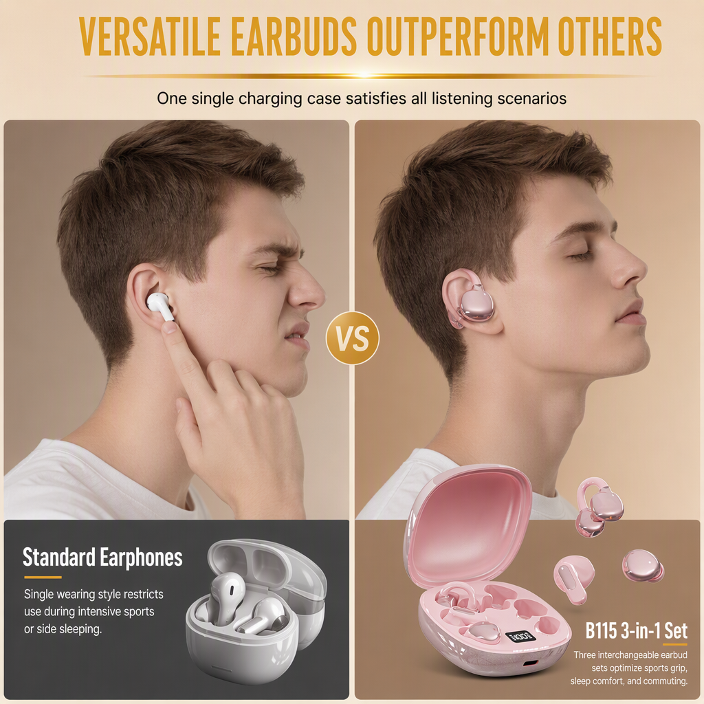 Auriculares Bluetooth B115 3 en 1