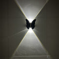 Aplique solar LED de mariposa o murciélago IP65