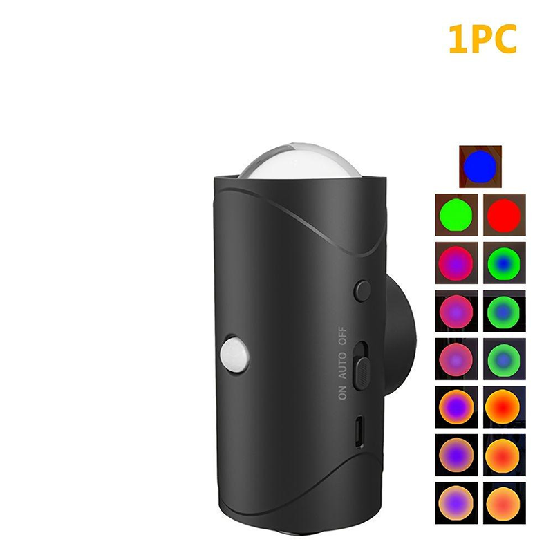 Veïa LED multicolor amb detector de moviment USB-C