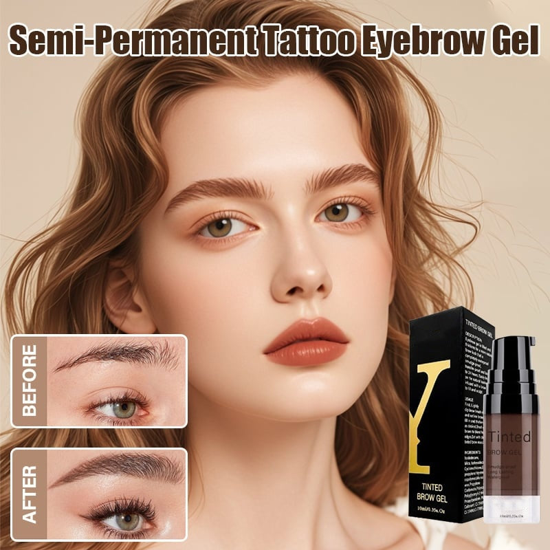 Gel colorant pour sourcils effet tatouage peel-off – 4 teintes