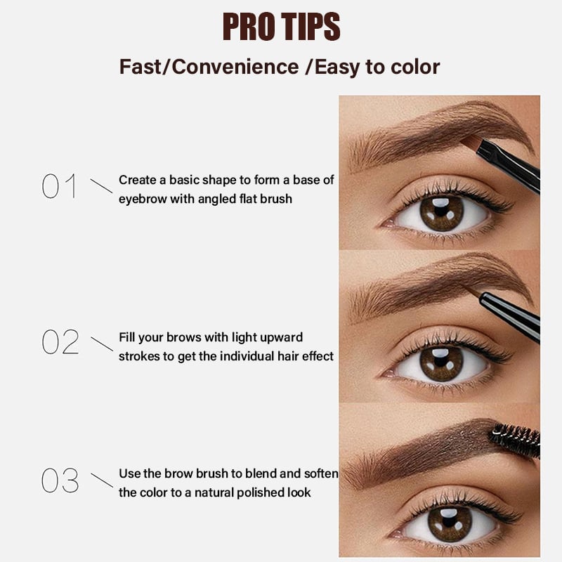 Gel colorant pour sourcils effet tatouage peel-off – 4 teintes