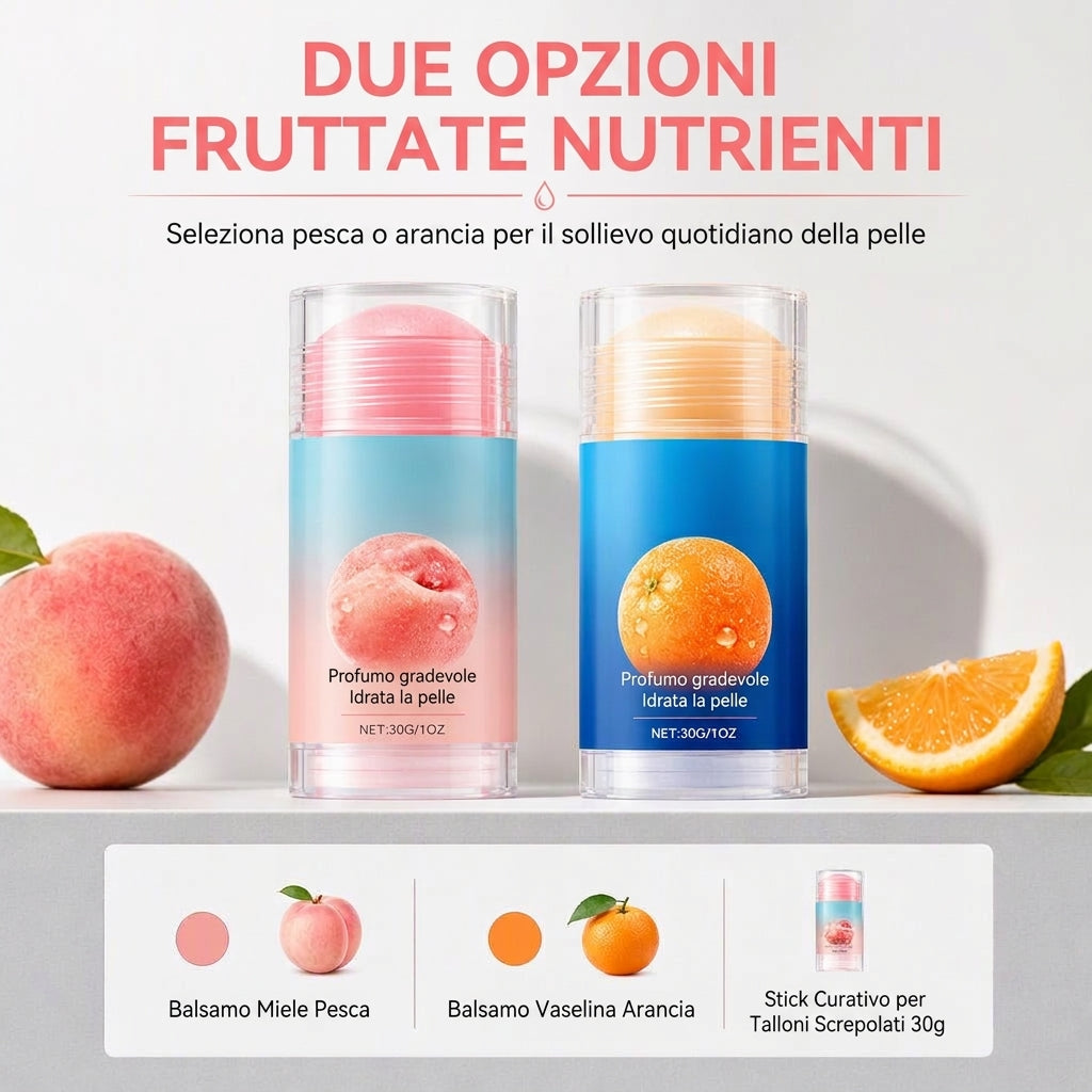 Stick balsamo idratante per mani, talloni e zone secche | Roumant®
