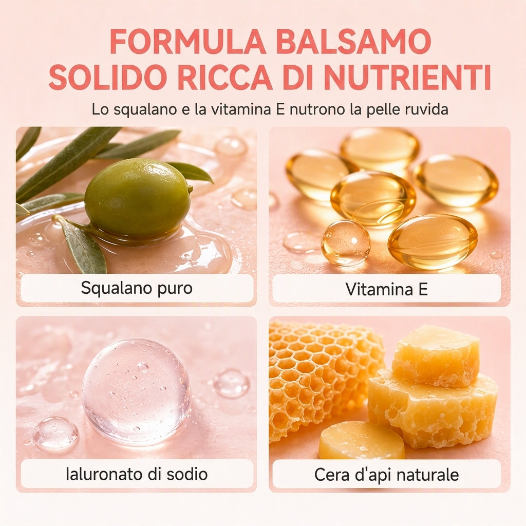 Stick balsamo idratante per mani, talloni e zone secche | Roumant®