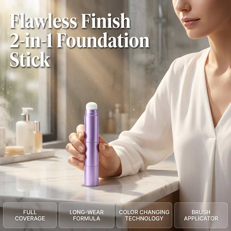 Stick corrector 2 en 1 con pincel y color adaptable | Roumant®