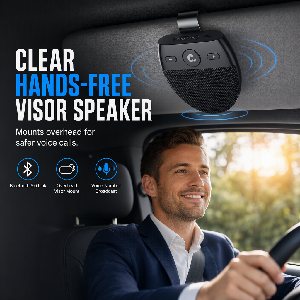 Kit vivavoce Bluetooth SP11 per parasole auto