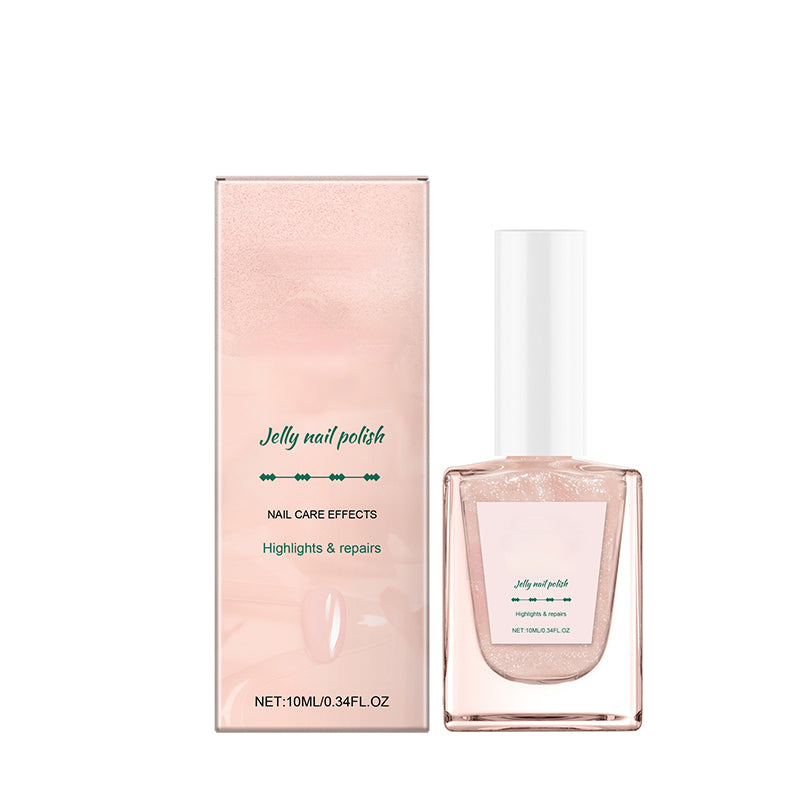 Esmalte rosa a base de agua con efecto soft-focus
