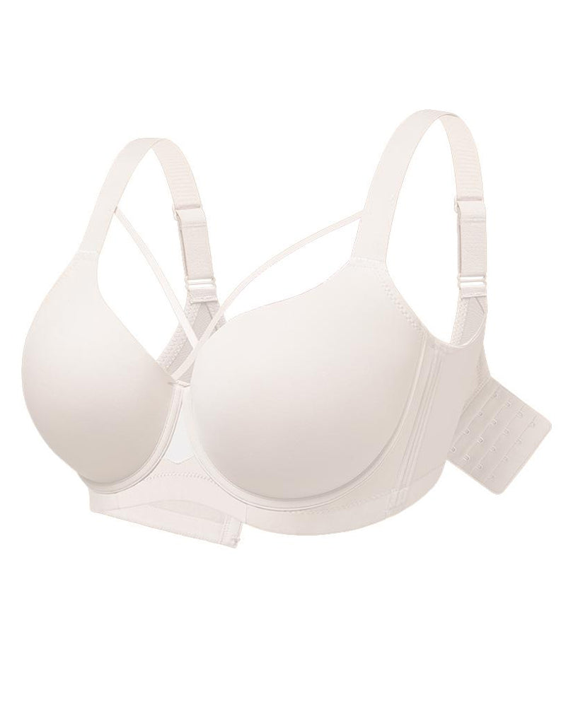 Sujetador push-up sin costuras con aros y escote en V