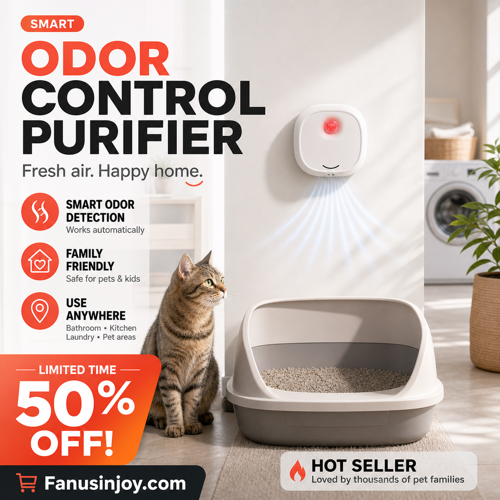 Eliminatore di odori intelligente e silenzioso per animali domestici