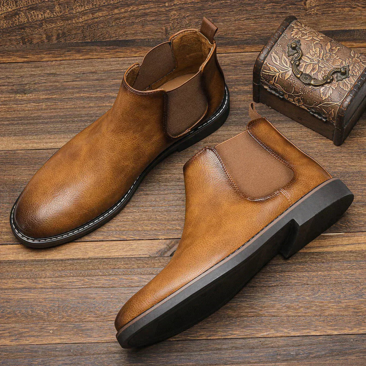 Botes altes de cuir